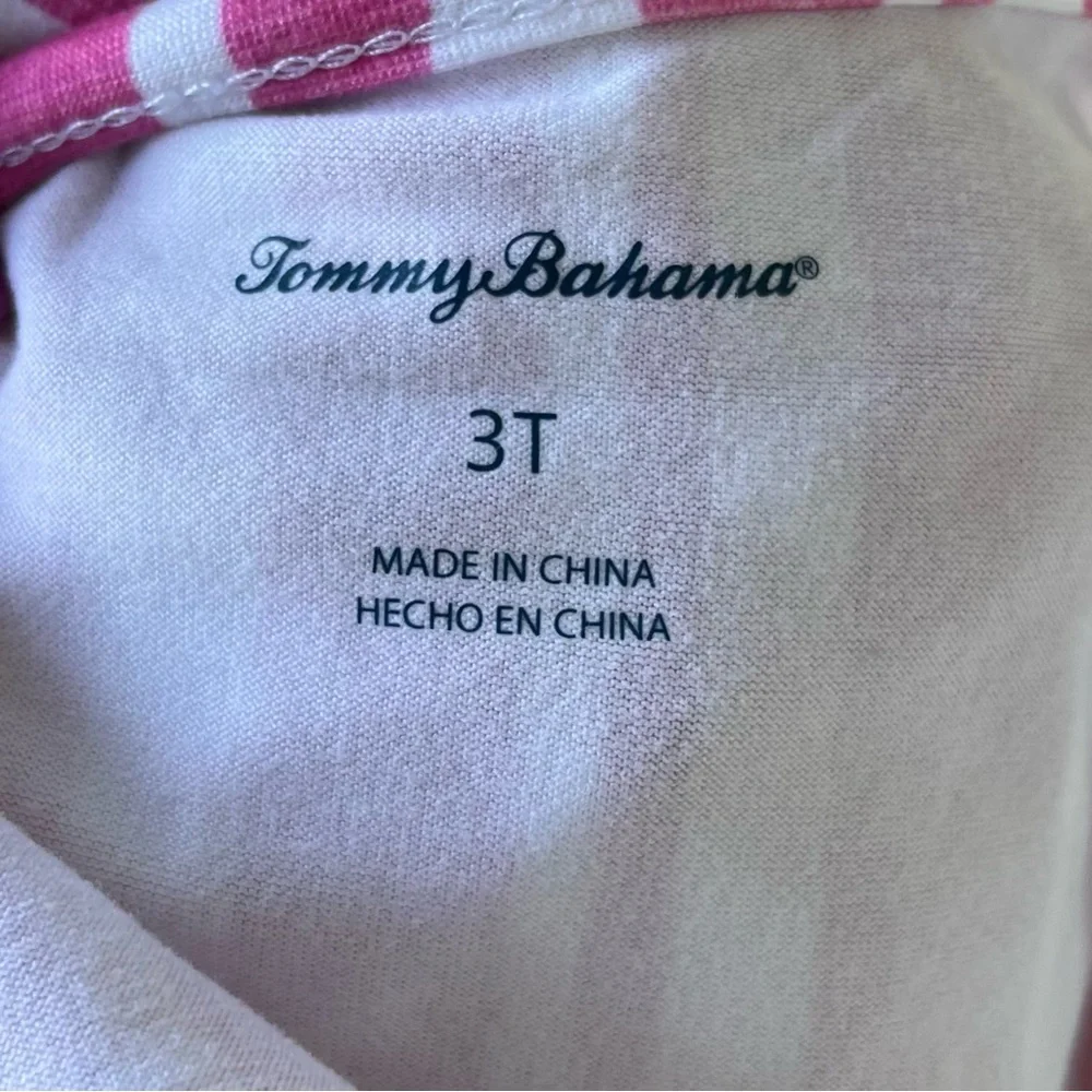 •Tommy Bahama• Girls Pink Stripe Tiered Sundress - Size 3T
